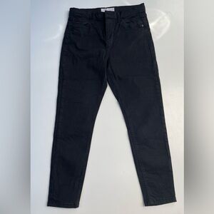 Topshop Women’s Dark Black Jamie Petite Jeans W 30 L 28 EUC